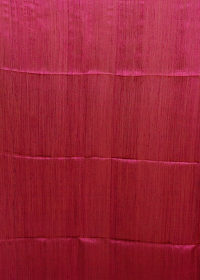 Pink Handloom Matka Pure Silk Saree With Blouse Piece