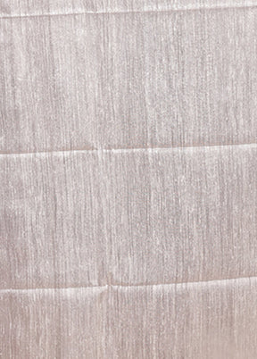 White Handloom Matka Pure Silk Saree With Blouse Piece