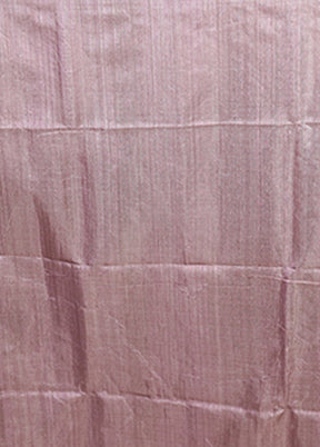 Purple Handloom Matka Pure Silk Saree With Blouse Piece
