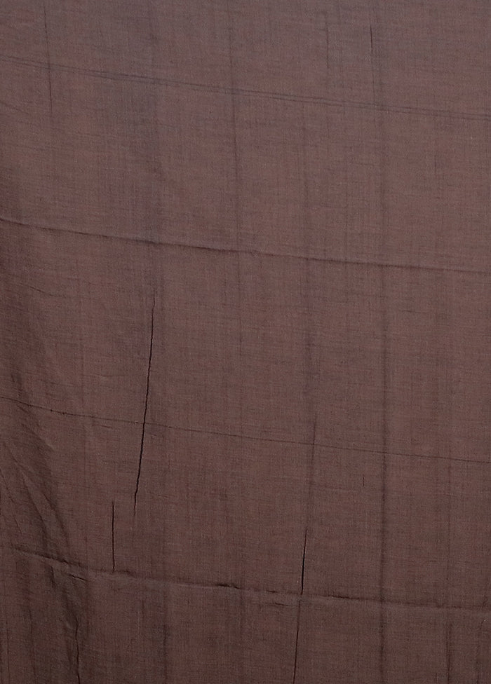 Black Matka Silk Saree With Blouse Piece