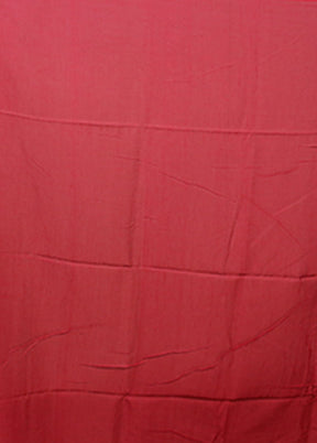 Maroon Matka Silk Saree With Blouse Piece