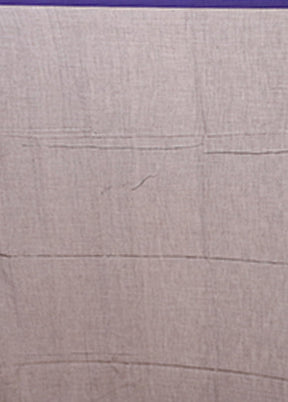 Grey Matka Silk Saree With Blouse Piece