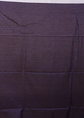 Black Matka Silk Saree With Blouse Piece