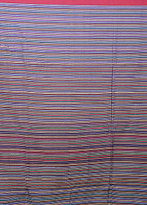 Multicolor Matka Silk Saree With Blouse Piece