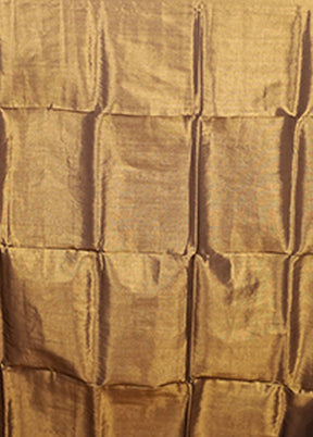 Blue Matka Silk Saree With Blouse Piece