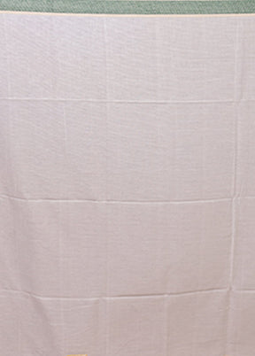 White Matka Silk Saree With Blouse Piece