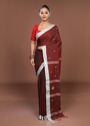Green Matka Silk Saree With Blouse Piece