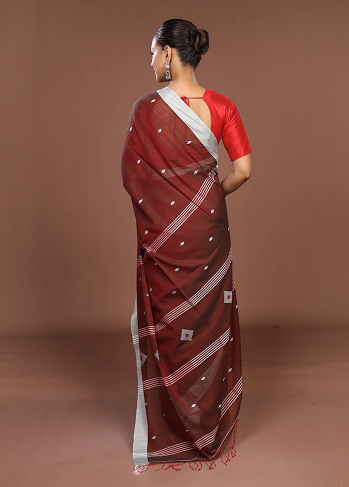 Green Matka Silk Saree With Blouse Piece