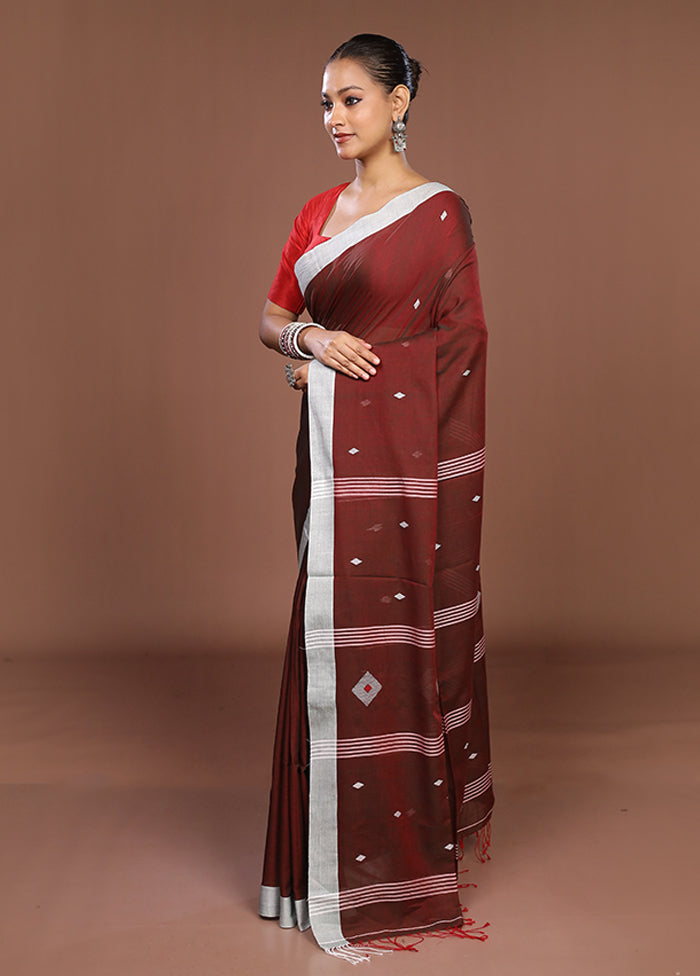 Green Matka Silk Saree With Blouse Piece
