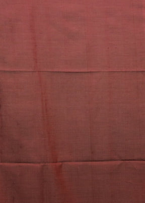 Maroon Matka Silk Saree With Blouse Piece