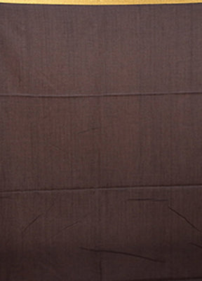 Black Matka Silk Saree With Blouse Piece