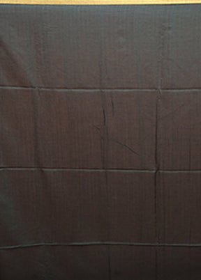 Black Matka Silk Saree With Blouse Piece