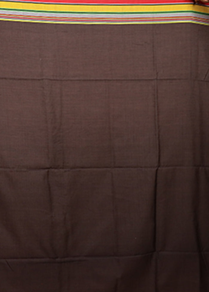 Black Matka Silk Saree With Blouse Piece
