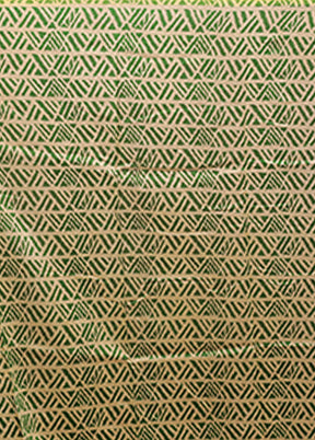 Green Chanderi Silk Saree With Blouse Piece