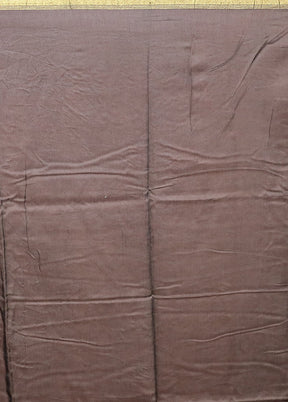 Black Chanderi Silk Saree With Blouse Piece