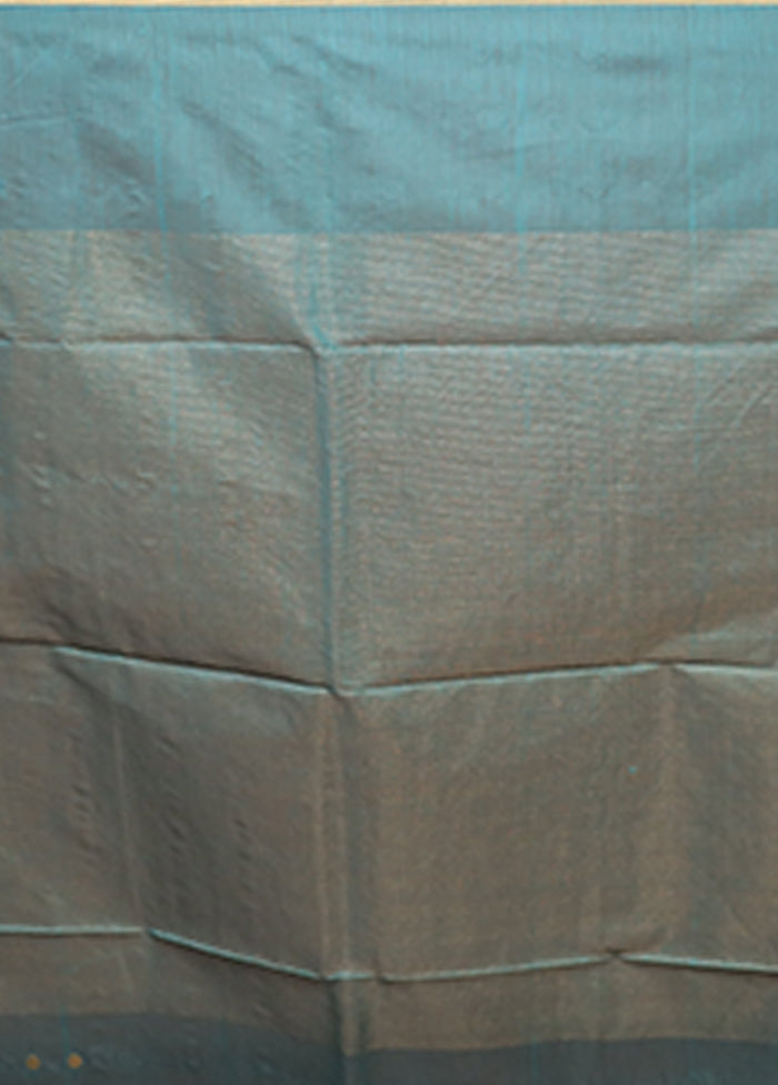 Green Matka Silk Saree With Blouse Piece