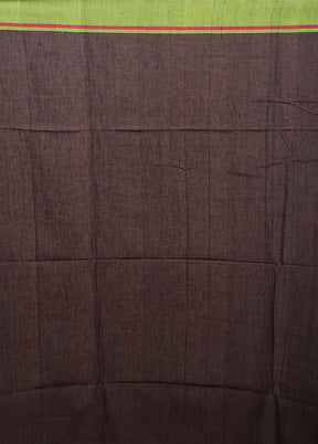 Black Matka Silk Saree With Blouse Piece