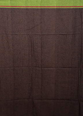 Black Matka Silk Saree With Blouse Piece