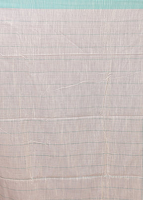 White Matka Silk Saree With Blouse Piece