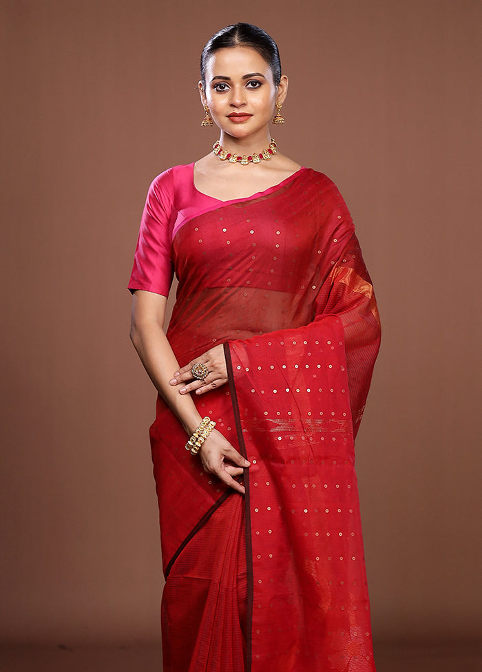 Grey Matka Silk Saree With Blouse Piece