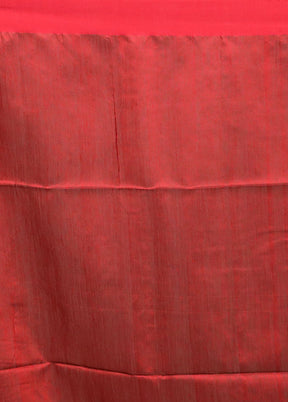 Blue Matka Silk Saree With Blouse Piece