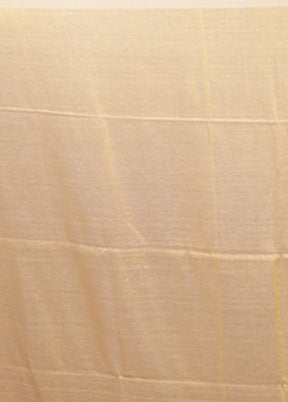 Peach Matka Silk Saree With Blouse Piece