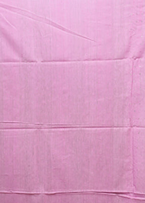 Purple Matka Silk Saree With Blouse Piece