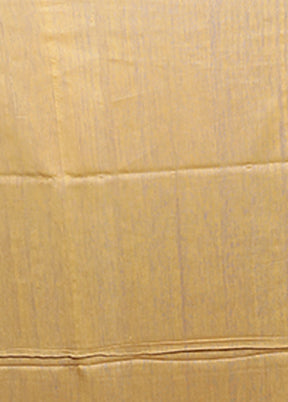Yellow Matka Silk Saree With Blouse Piece