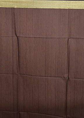 Black Matka Silk Saree With Blouse Piece