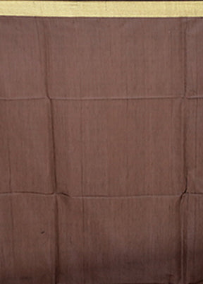 Black Matka Silk Saree With Blouse Piece