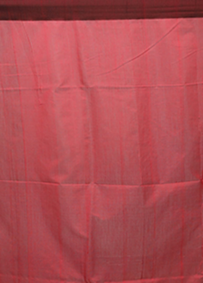 Grey Matka Silk Saree With Blouse Piece