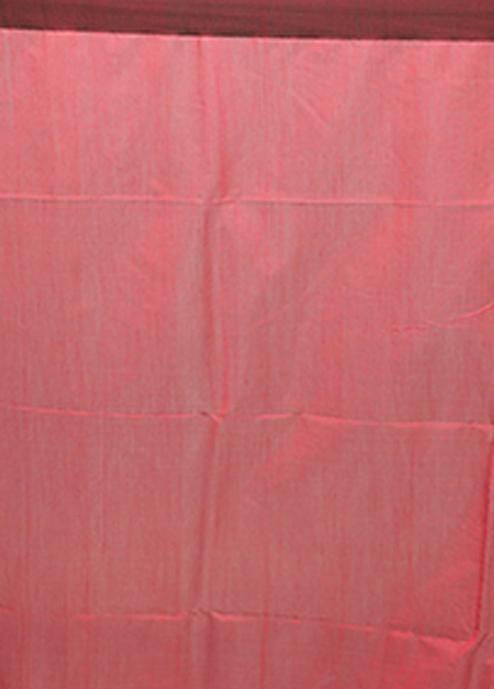 Blue Matka Silk Saree With Blouse Piece