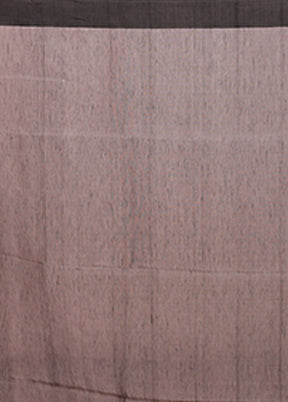 Rust Matka Silk Saree With Blouse Piece
