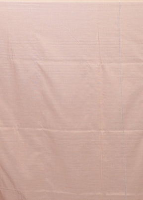 Cream Matka Silk Saree With Blouse Piece