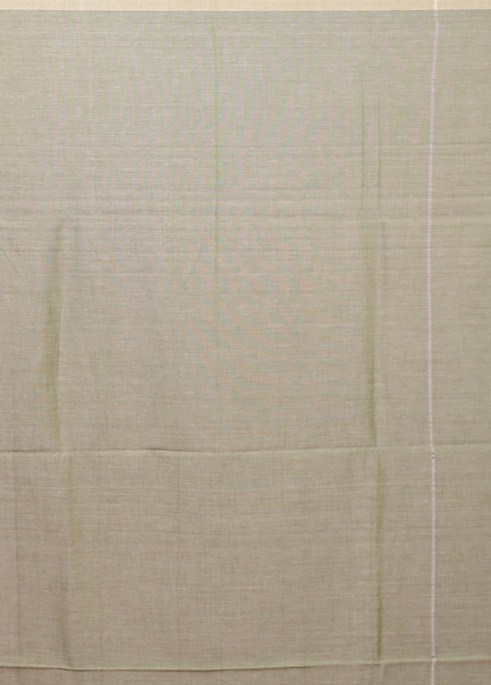 Green Matka Silk Saree With Blouse Piece