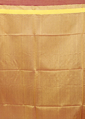 Pink Matka Silk Saree With Blouse Piece