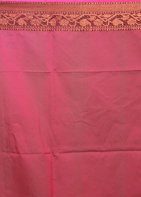 Black Matka Silk Saree With Blouse Piece