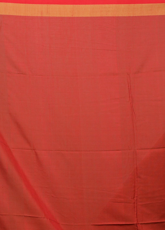Cream Matka Silk Saree With Blouse Piece