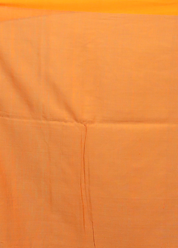 Cream Matka Silk Saree With Blouse Piece