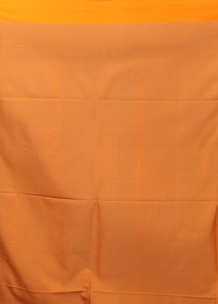 Cream Matka Silk Saree With Blouse Piece