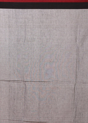 White Matka Silk Saree With Blouse Piece