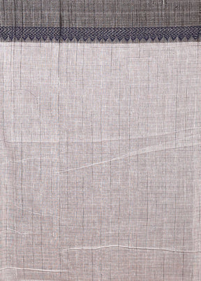 White Matka Silk Saree With Blouse Piece
