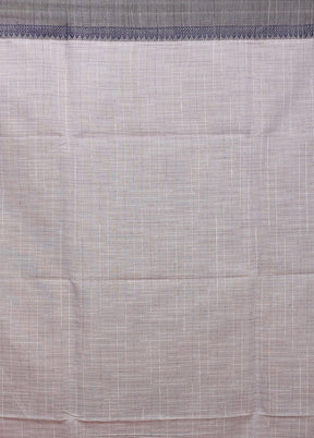 Grey Matka Silk Saree With Blouse Piece