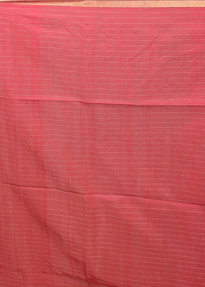 Red Matka Silk Saree With Blouse Piece