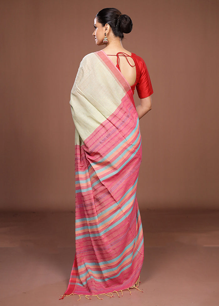 Green Matka Silk Saree With Blouse Piece