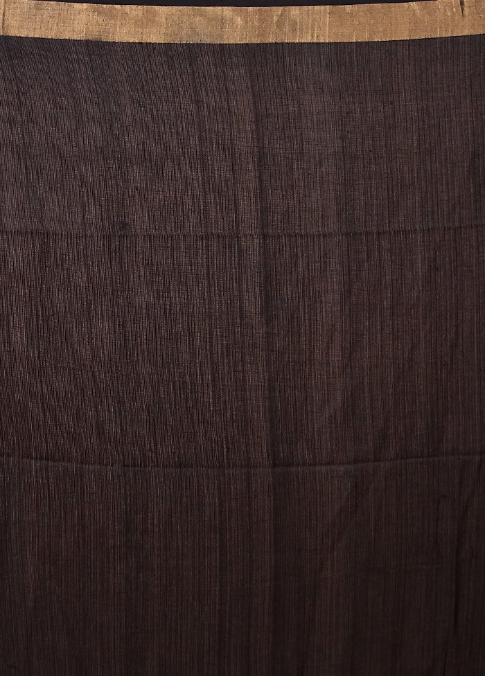 Maroon Matka Silk Saree With Blouse Piece