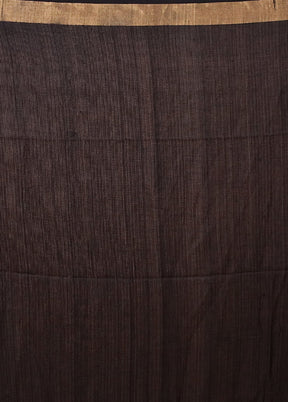 Maroon Matka Silk Saree With Blouse Piece