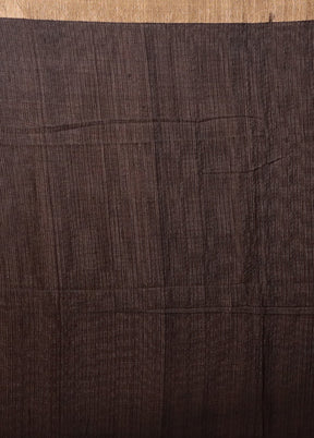 Purple Matka Silk Saree With Blouse Piece