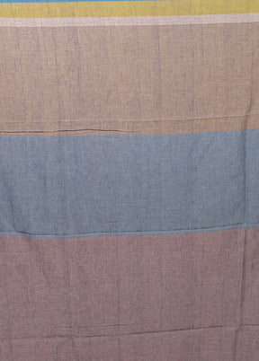 Grey Matka Silk Saree With Blouse Piece