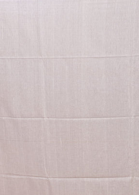 White Matka Silk Saree With Blouse Piece